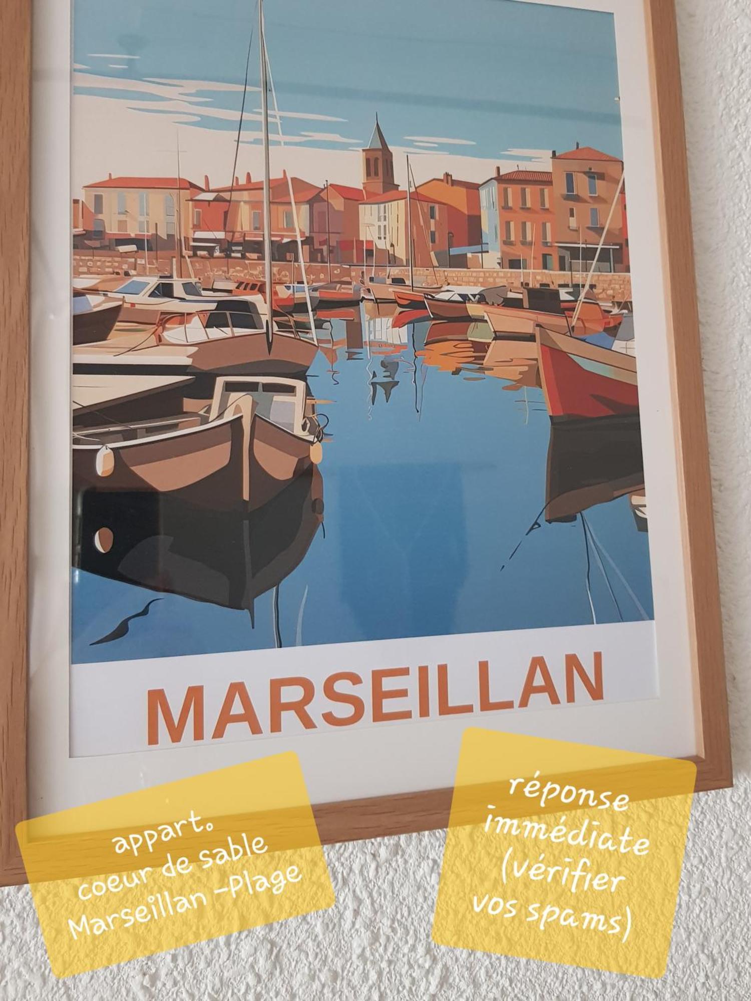 Marseillan-Plage Appartement Coeur De Sable Exteriör bild